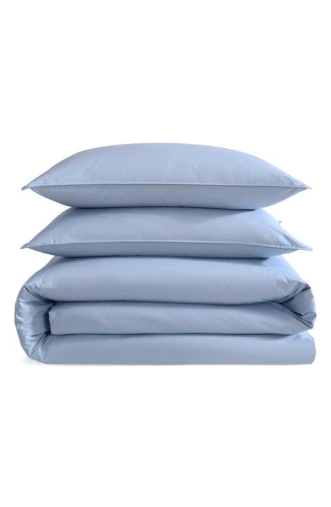 Washed Percale Comforter & Sham Set