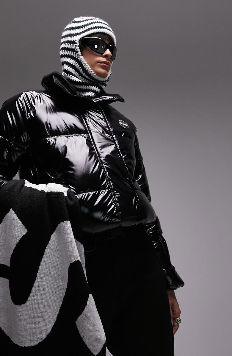 Topshop Sno Water Resistant Puffer Ski Jacket, Alternate, color,