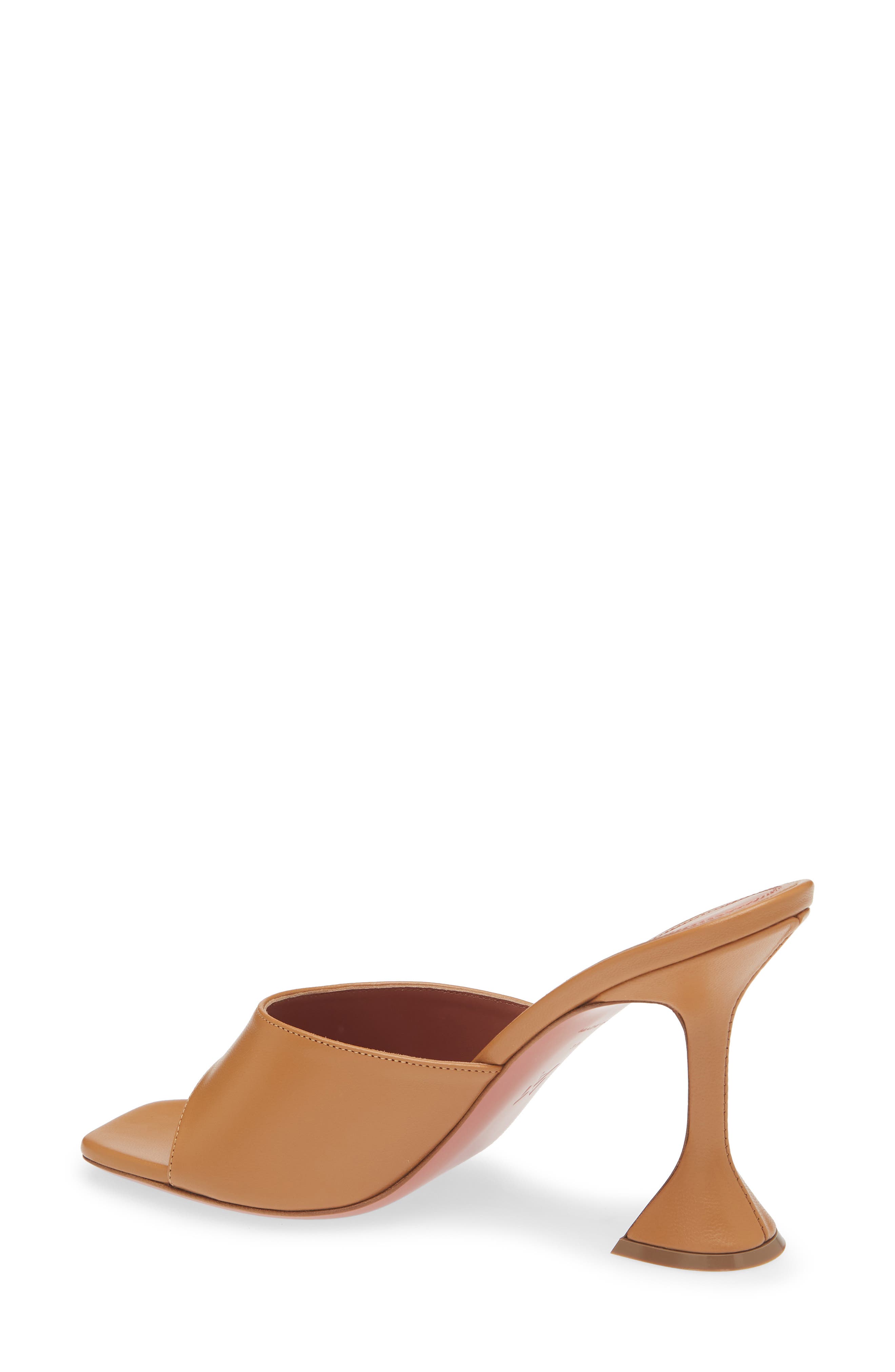 Amina Muaddi Lupita Slide Sandal, Alternate, color, Brown