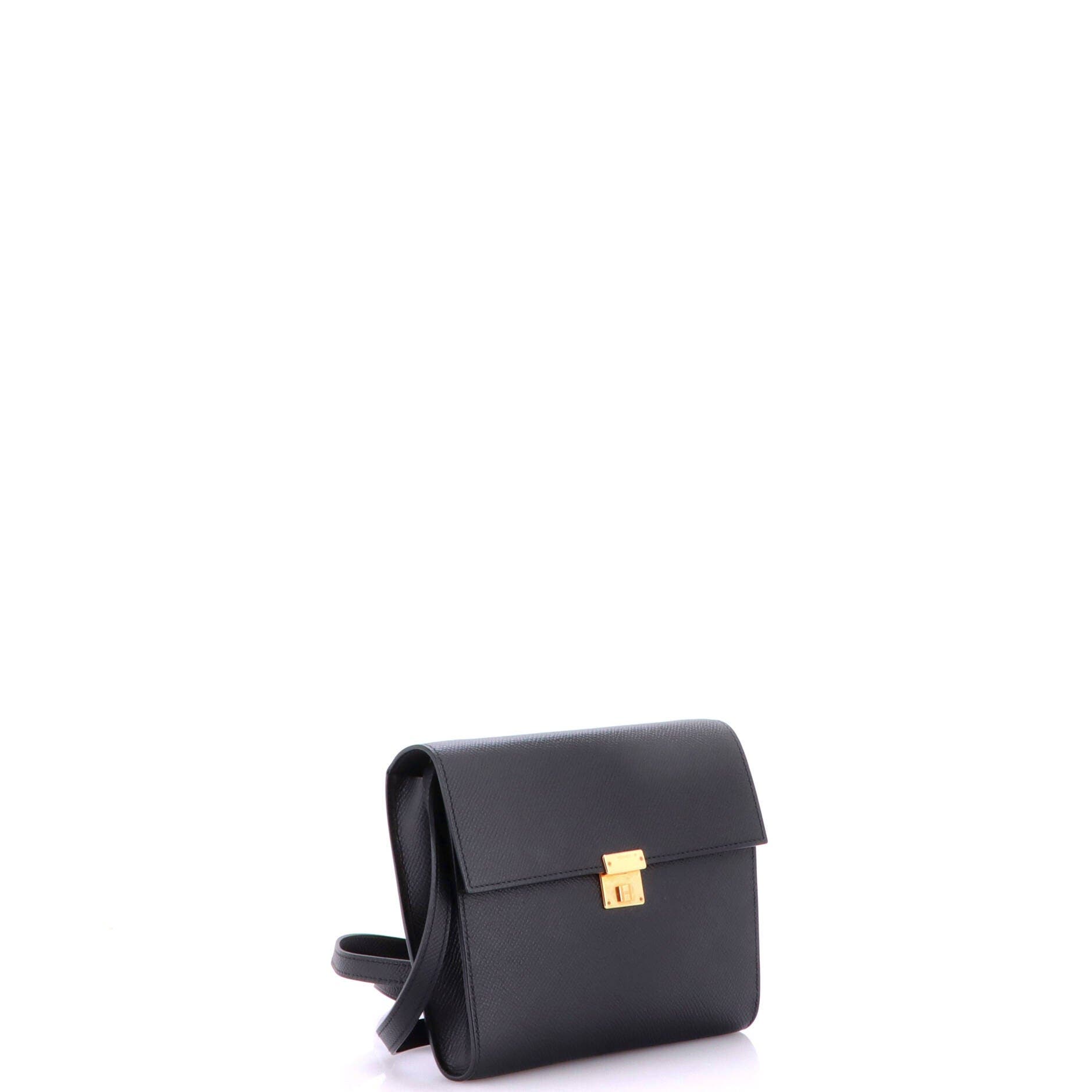 Clic Wallet on Strap Epsom 16, Alternate, color, Black
