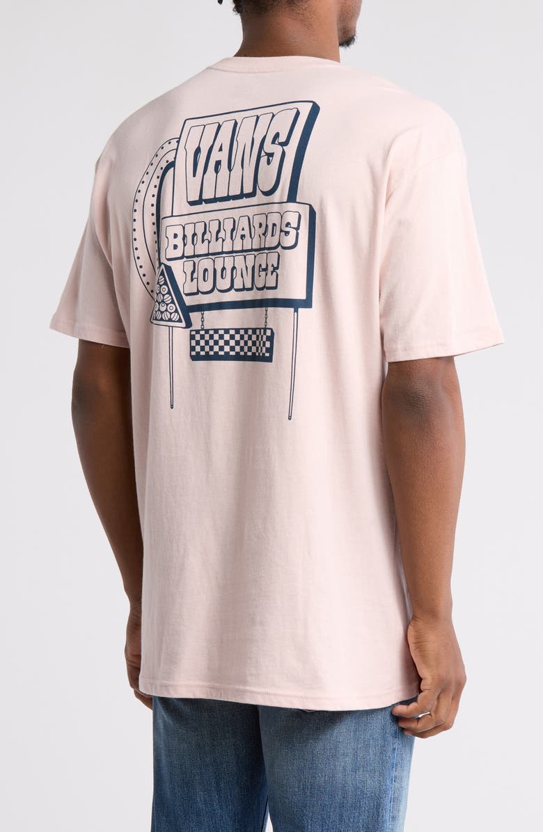 Vans Billiards Logo Graphic T-Shirt, Alternate, color, Sepia Rose