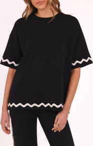 Petal & Pup Vespa Scallop Sweater