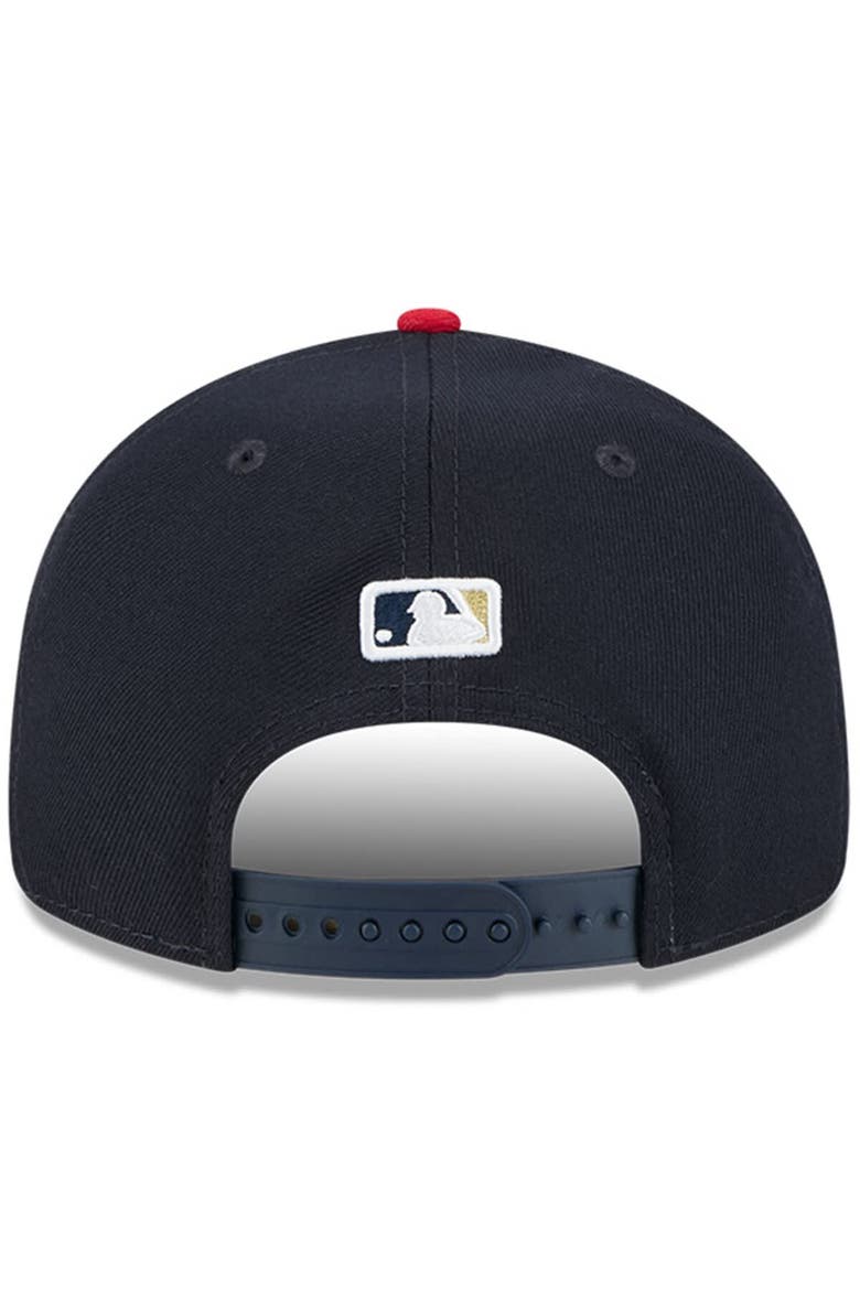 Men's New Era Navy/Red Washington Nationals Baseball Hall of Fame Retro Crown 9FIFTY Adjustable Hat, Alternate, color, Navy