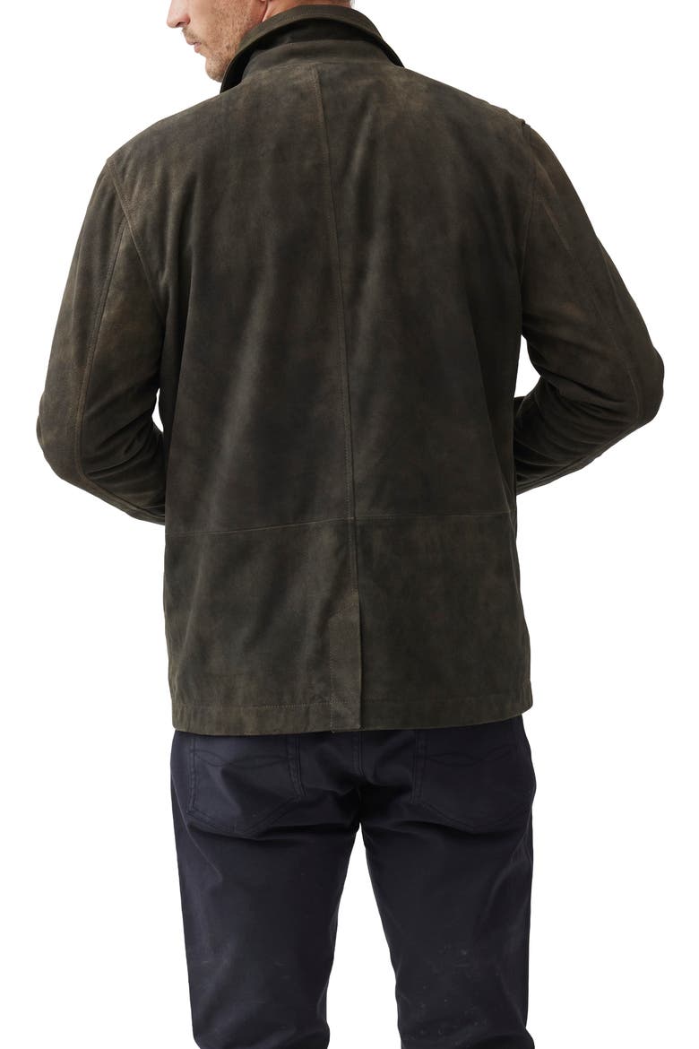 Somerset Suede Shirt Jacket, Alternate, color, MOUSE