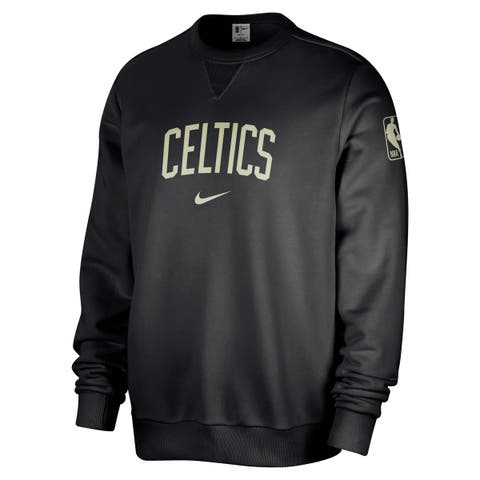 Men's Nike Black Boston Celtics Courtside Standard Issue Performance Pullover Sweatshirt