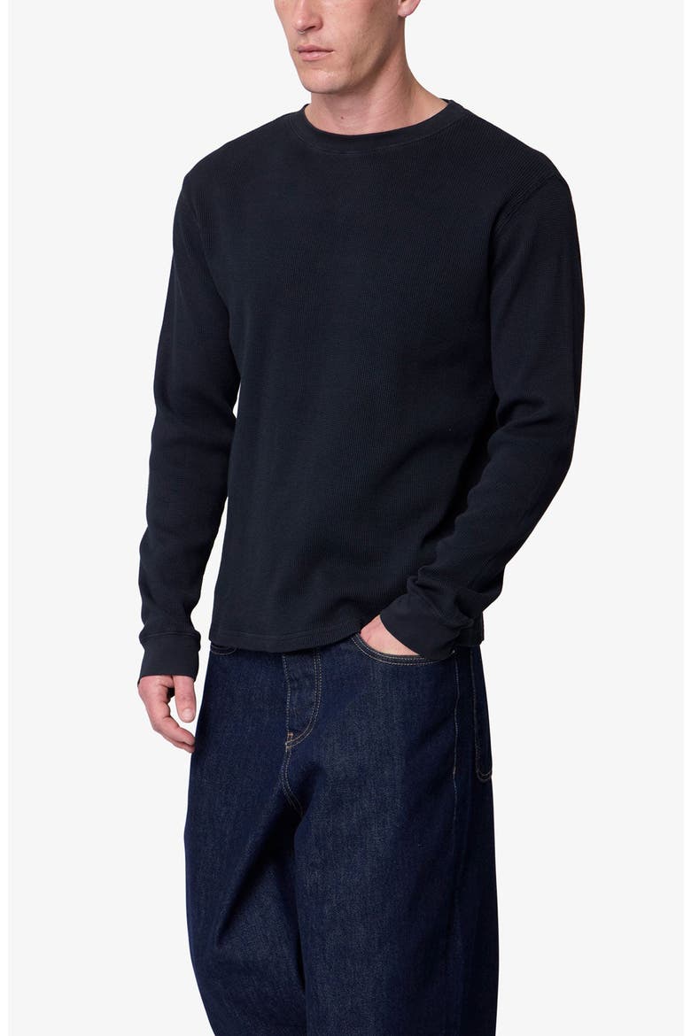 Basic Thermal Long Sleeve T-Shirt, Alternate, color, BLACK
