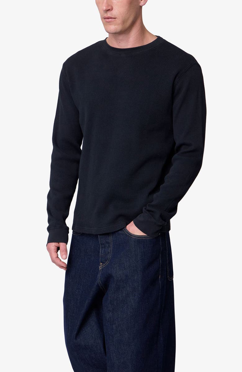 mnml Basic Thermal Long Sleeve T-Shirt, Alternate, color, Black