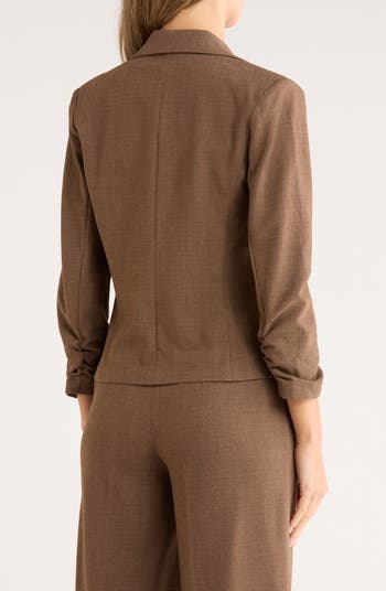 Scrunch Sleeve Blazer