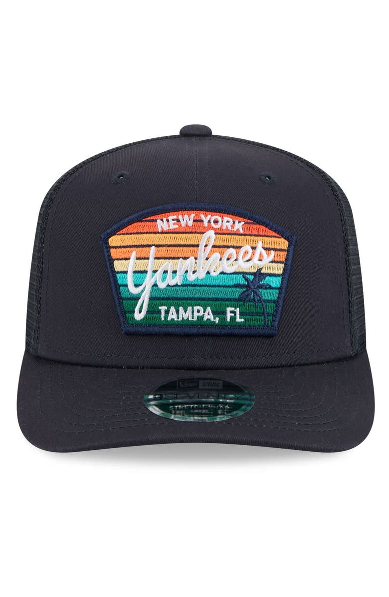 New Era Men's New Era  Navy New York Yankees 2025 Spring Training 9SEVENTY Stretch-Snap Trucker Hat, Alternate, color, 