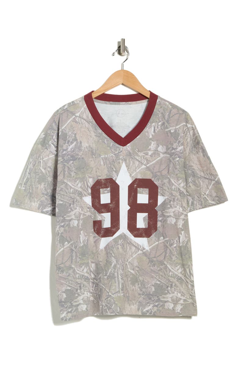 Hi Res 98 Star Camo Graphic T-Shirt, Alternate, color, Camo/ Oxblood