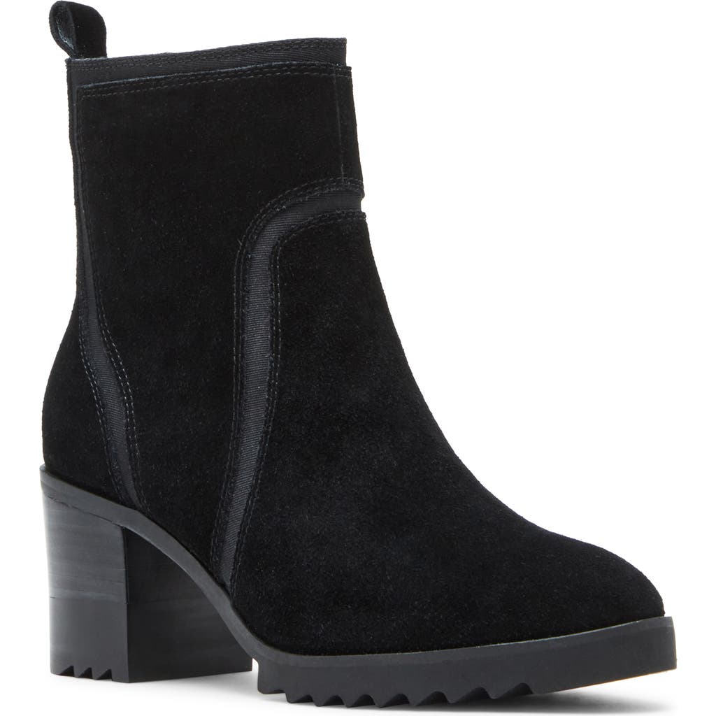 Blondo Raniah Waterproof Bootie In Black Suede