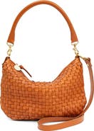 Clare V. Petit Moyen Woven Messenger Bag