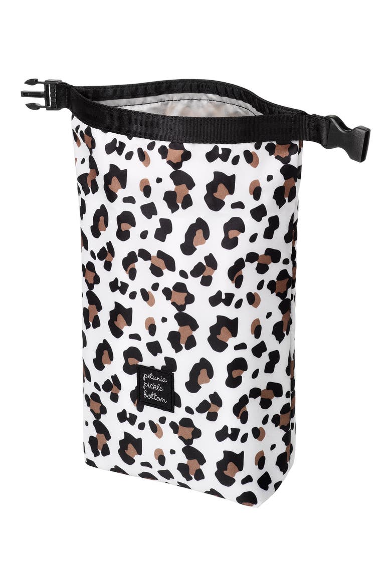 Sip Double Bottle Snack Pouch Kit, Alternate, color, LEOPARD