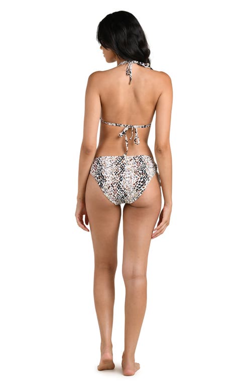 La Blanca Wild Whispers Adjustable Loop Bikini Bottoms In Multi
