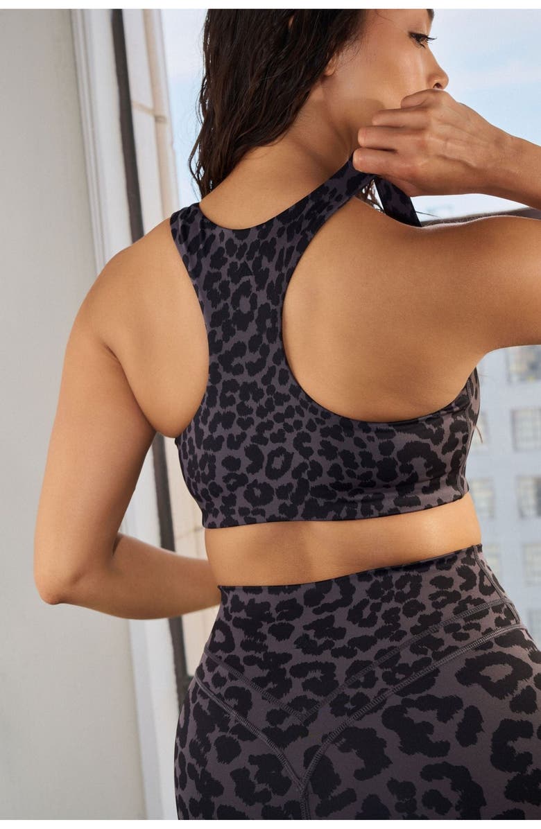 Vitality Pulse Core Bra+, Alternate, color, King Cheetah Midnight