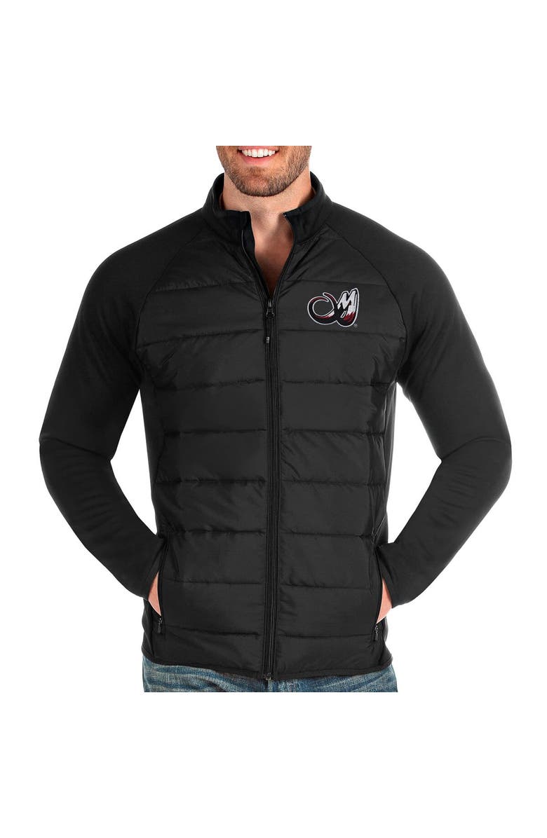 ANTIGUA Men's Antigua Black Colorado Mammoth Altitude Full-Zip Jacket, Main, color, 