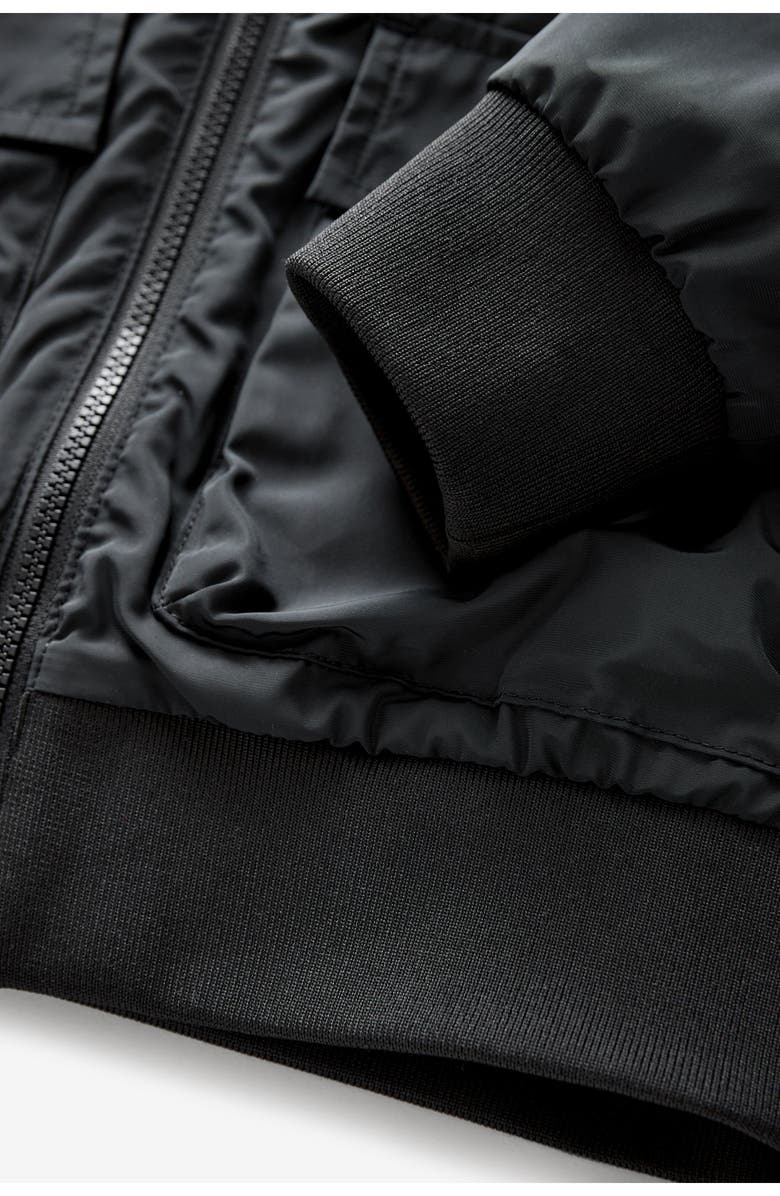 Baker by Ted Baker Kids' Satin Zip-Up Bomber Jacket, Alternate, color, 