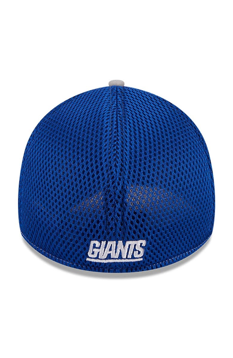 New Era Men's New Era Gray New York Giants  Pipe 39THIRTY Flex Hat, Alternate, color, 