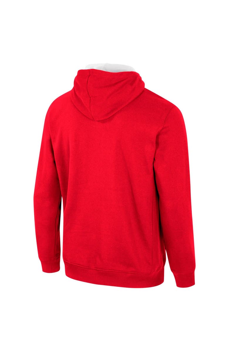COLOSSEUM Men's Colosseum Scarlet Nebraska Huskers Half-Zip Hoodie, Alternate, color, Scarlet