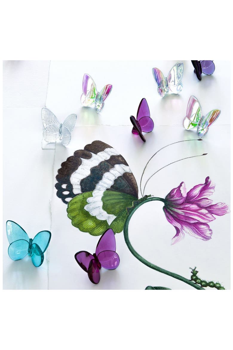 Lucky Lead Crystal Butterfly, Alternate, color, PEONY PINK