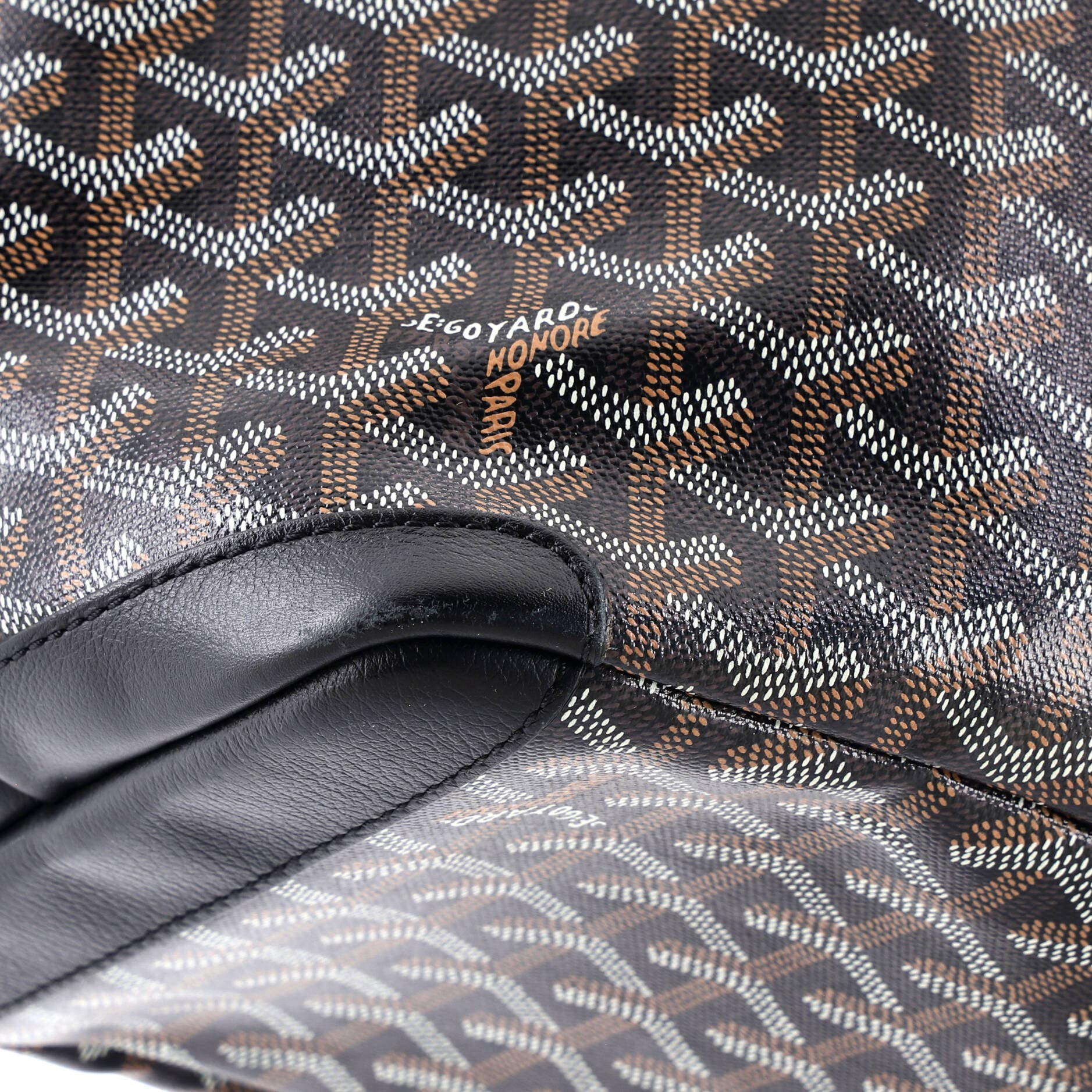 Pre-Owned Goyard Artois Tote Coated Canvas MM, Alternate, color, Black