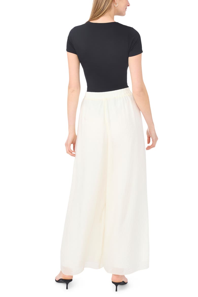 Semisheer Wide Leg Pants, Alternate, color, NEW IVORY
