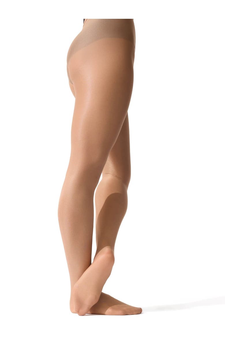 Ultra Shimmery Footed Tight, Alternate, color, light beige