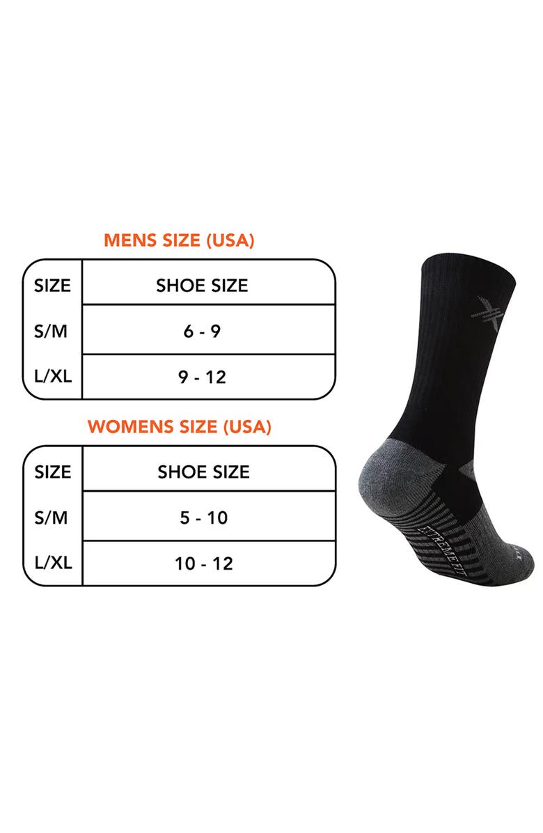 EXTREME FIT 6-Pack Dri Tech Moisture Control Socks, Alternate, color, Black