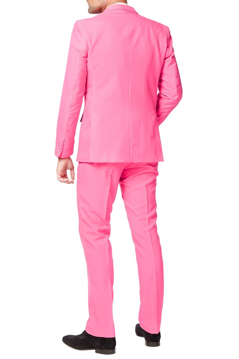 Mr. Pink Slim Fit Two-Piece Suit & Tie Set, Alternate, color, PINK