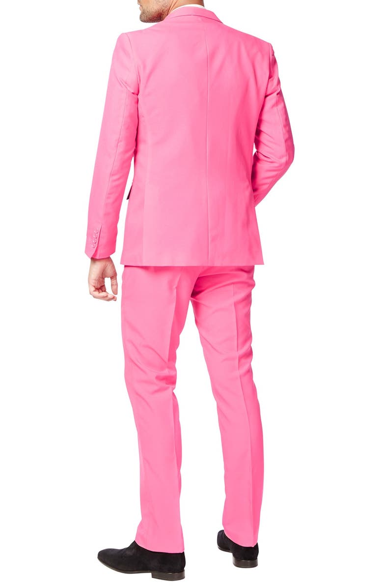 OppoSuits 'Mr. Pink' Trim Fit Two-Piece Suit with Tie, Alternate, color, Pink