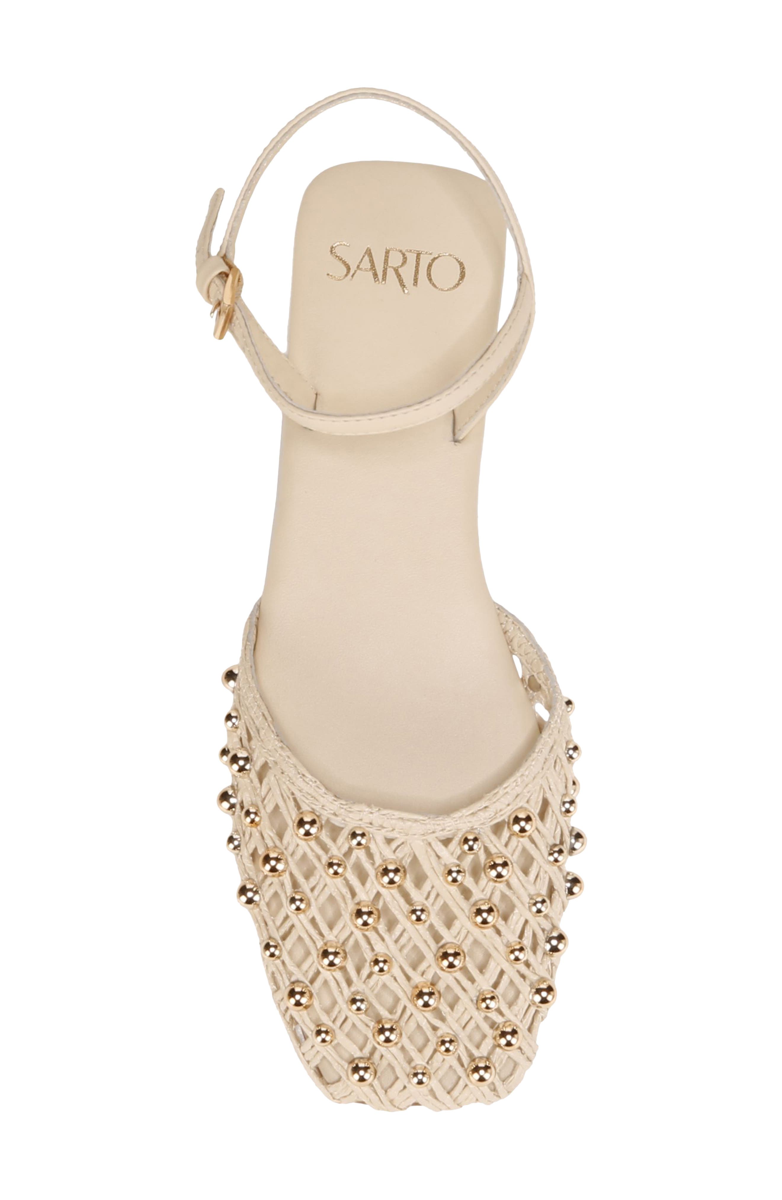Inali Ankle Strap Flat, Alternate, color, NATURAL