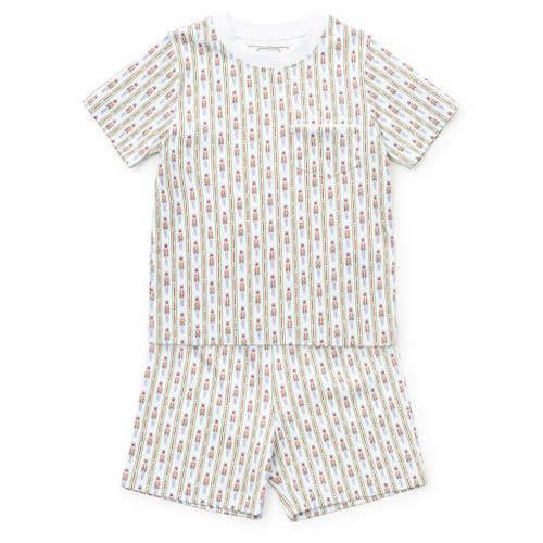 Lila And Hayes Charles Boys' Shorts Set In White