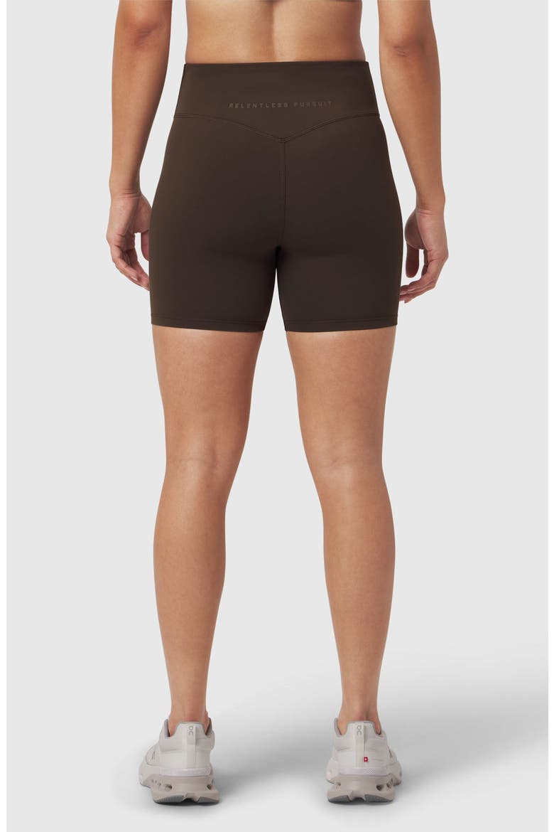 Lycra Adaptiv Biker Short, Alternate, color, Dark Earth