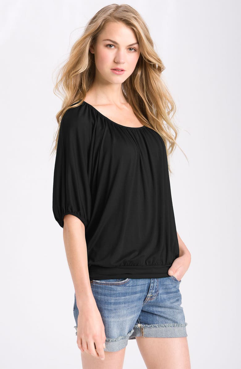 Bobeau Dolman Sleeve Banded Top, Main, color, 