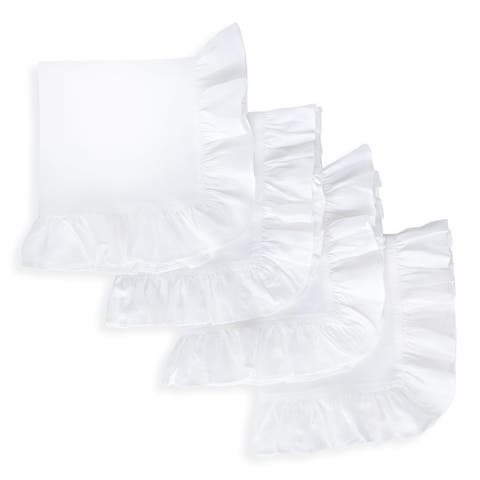Linen Dinner Napkins - Gabrielle Ruffle, 20" x 20" Inch