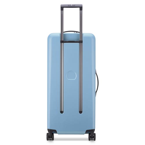 Delsey Paris Turenne 2.0 Large Checked Trunk Spinner Luggage In Gray