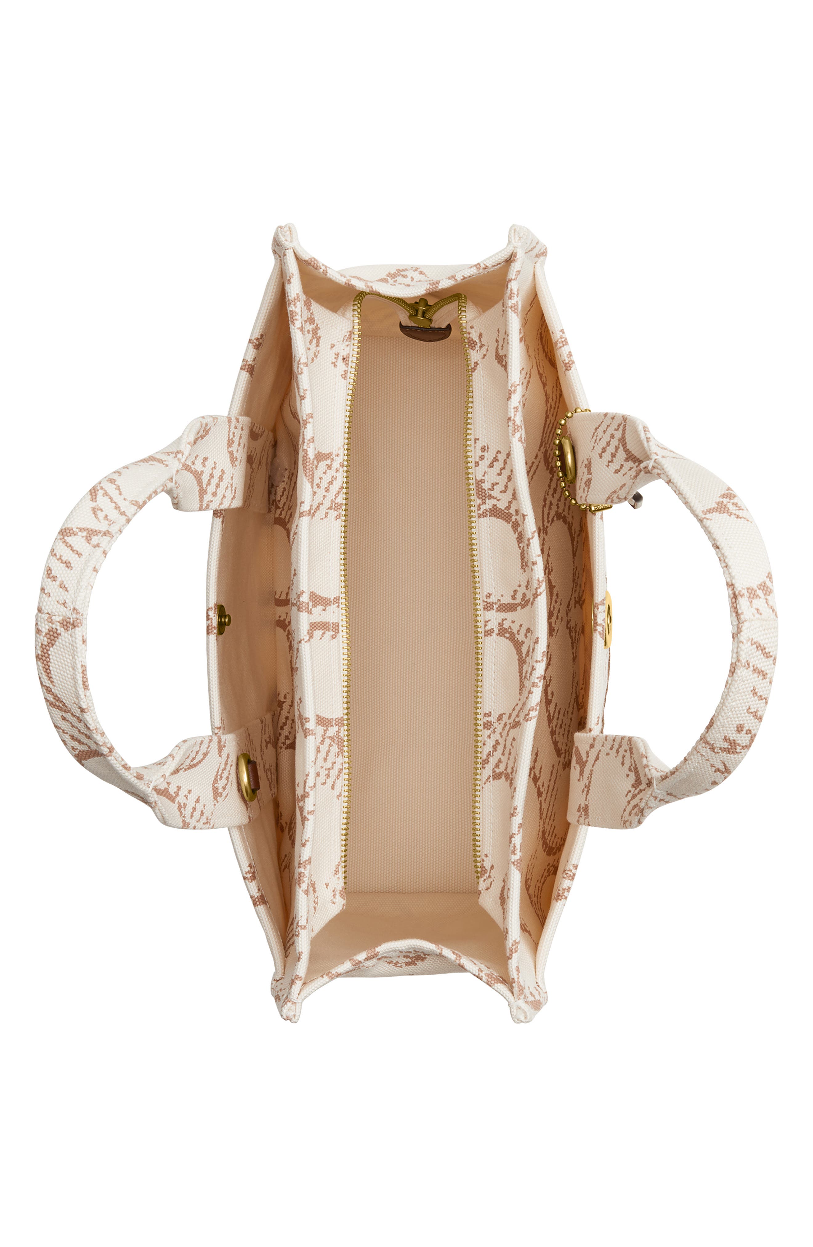 COACH Signature Cotton Canvas Cargo Tote, Alternate, color, 