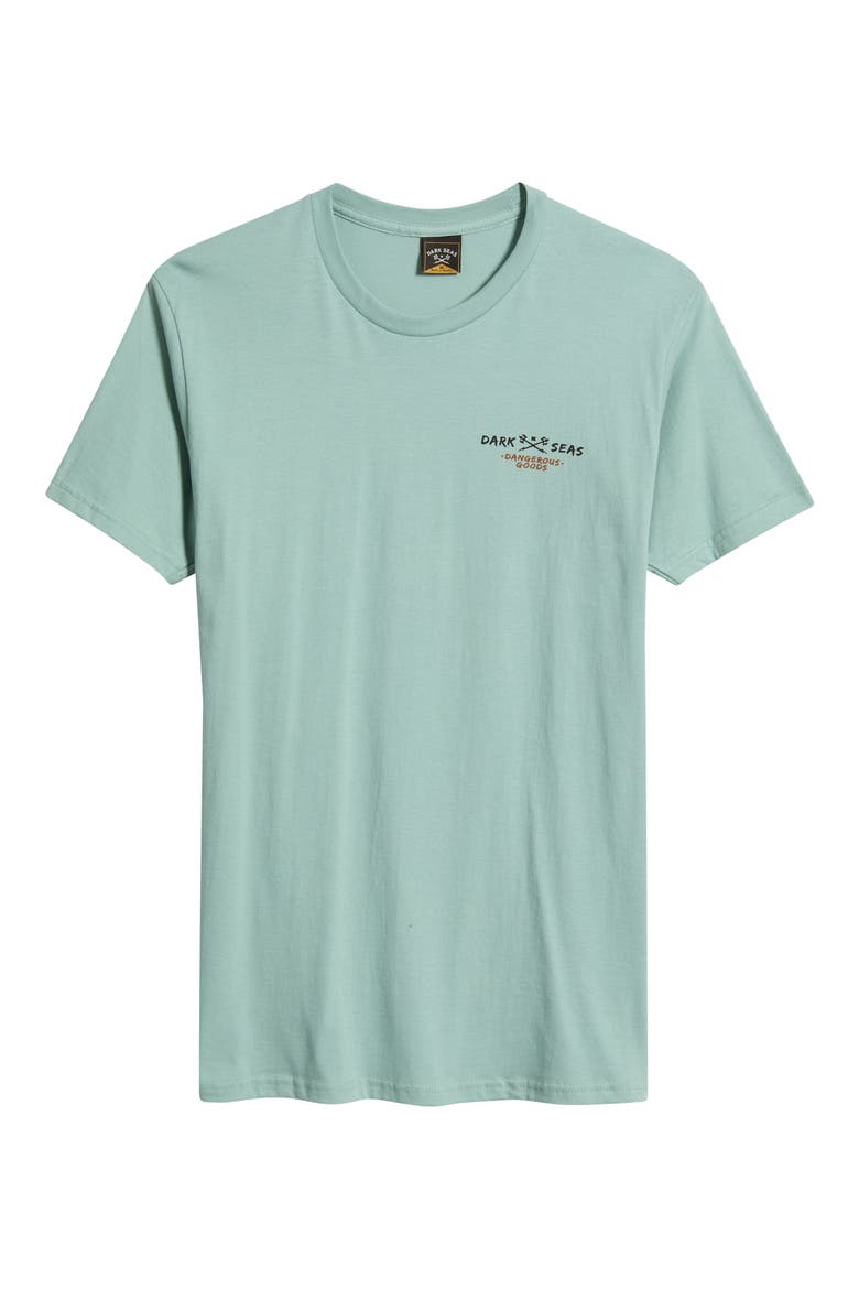Bite First Graphic Tee, Alternate, color, DUSTY BLUE