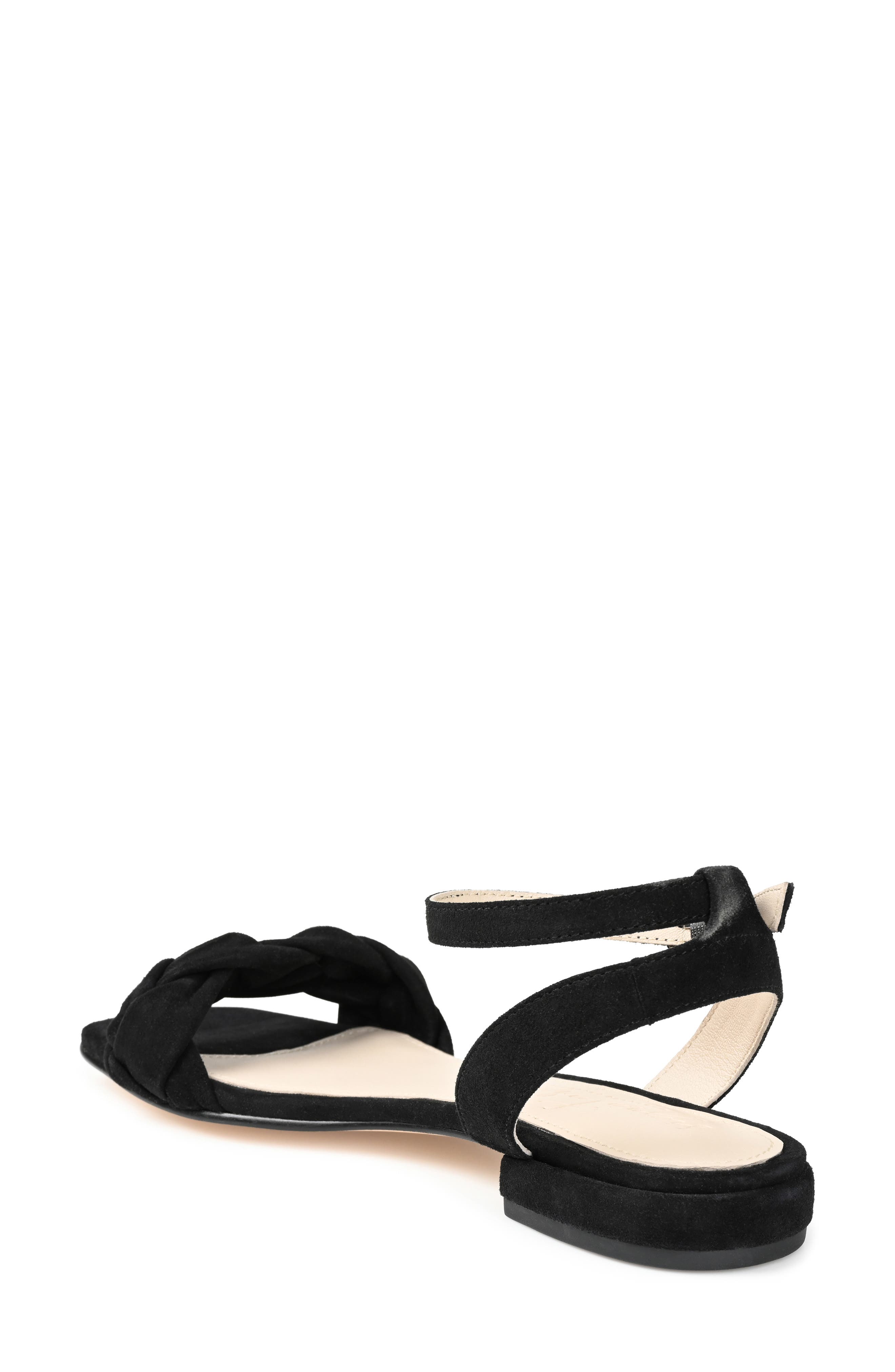 Journee Signature Sellma Braided Ankle Strap Sandal, Alternate, color, 