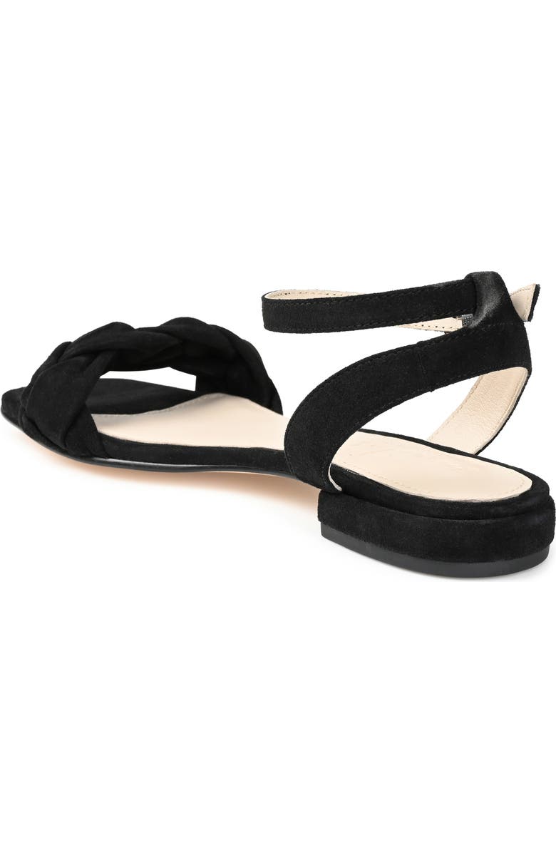 Journee Signature Sellma Braided Ankle Strap Sandal, Alternate, color,