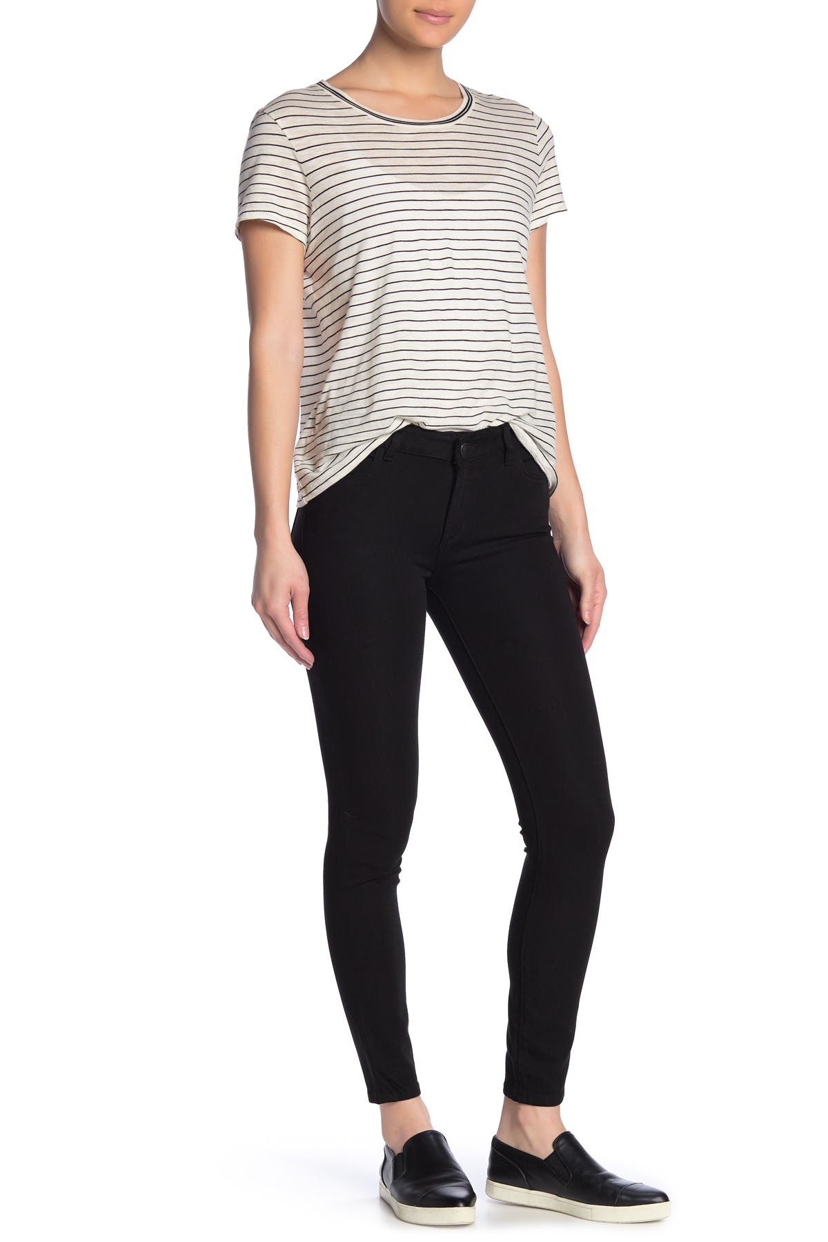 DL1961 Emma Instasculpt Solid Low Rise Skinny Jeans (Women) | Nordstromrack