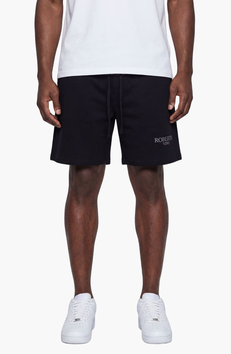 Roberto Vino Reflected Shorts, Main, color, Black