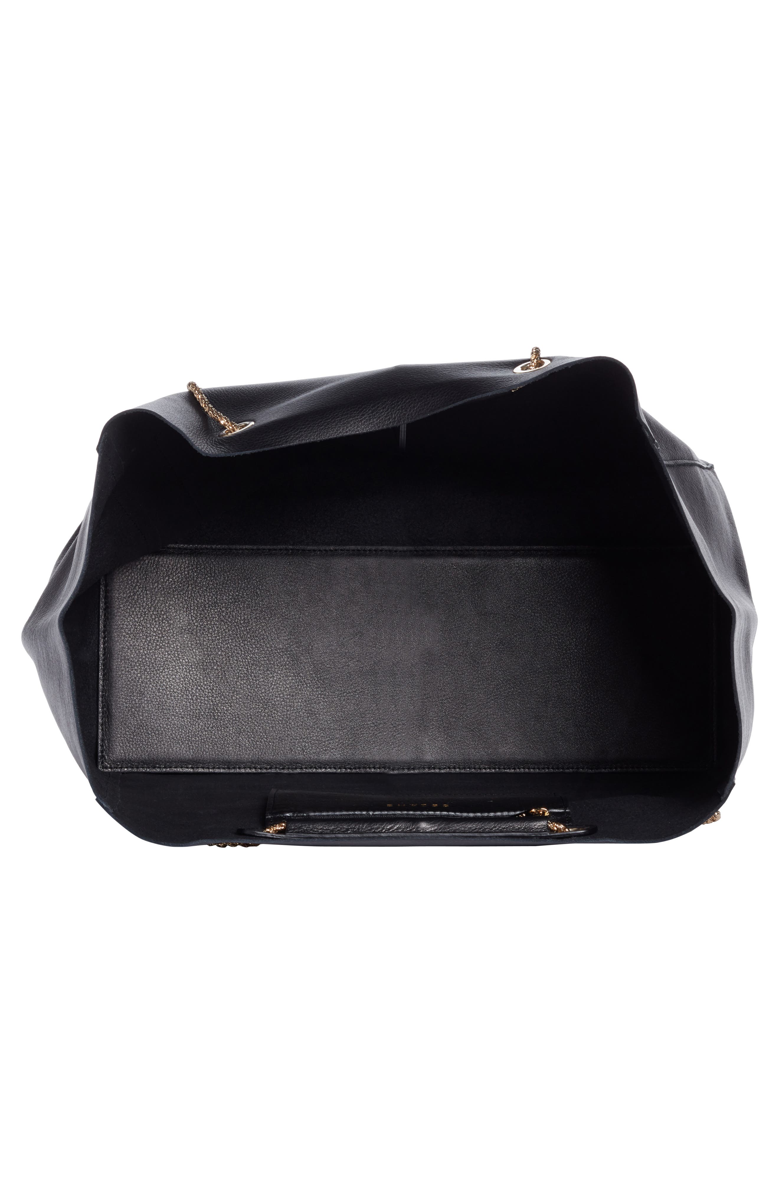 Sézane Gaby Leather Tote, Alternate, color, 