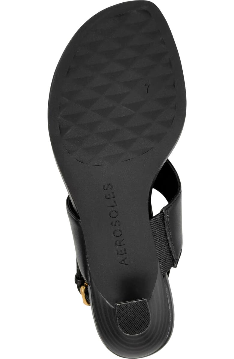 Aerosoles Kora Slingback Sandal, Alternate, color, Black Fx Nappa