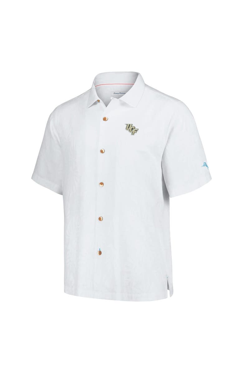 Tommy Bahama Men's Tommy Bahama White UCF Knights Castaway Game Camp Button-Up Shirt, Alternate, color, 