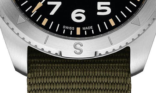 Hamilton Khaki Field Expedition Automatic Nato Strap Watch, 37mm In Black