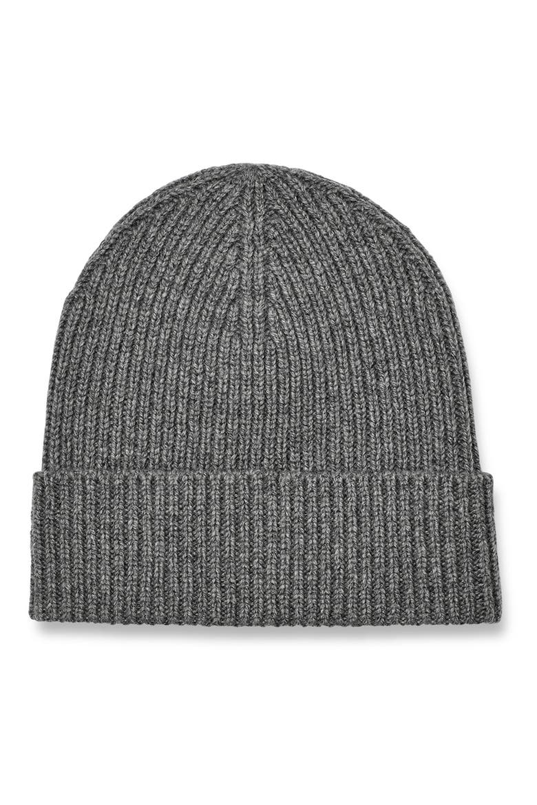 Ribbed Beanie, Alternate, color, METAL