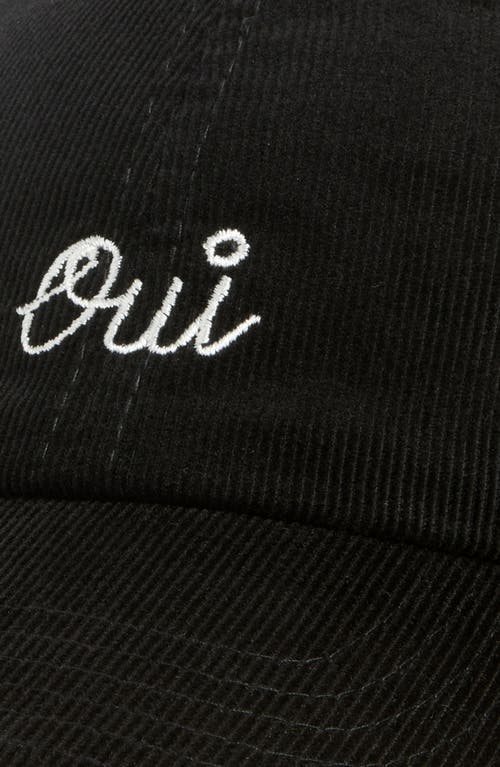 Clare V . Oui Corduroy Baseball Hat