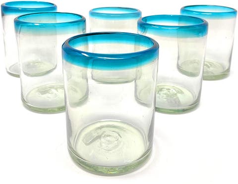 Rim Tumbler Glasses - Set of 6