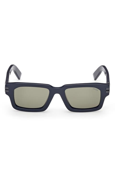 51mm Rectangular Sunglasses